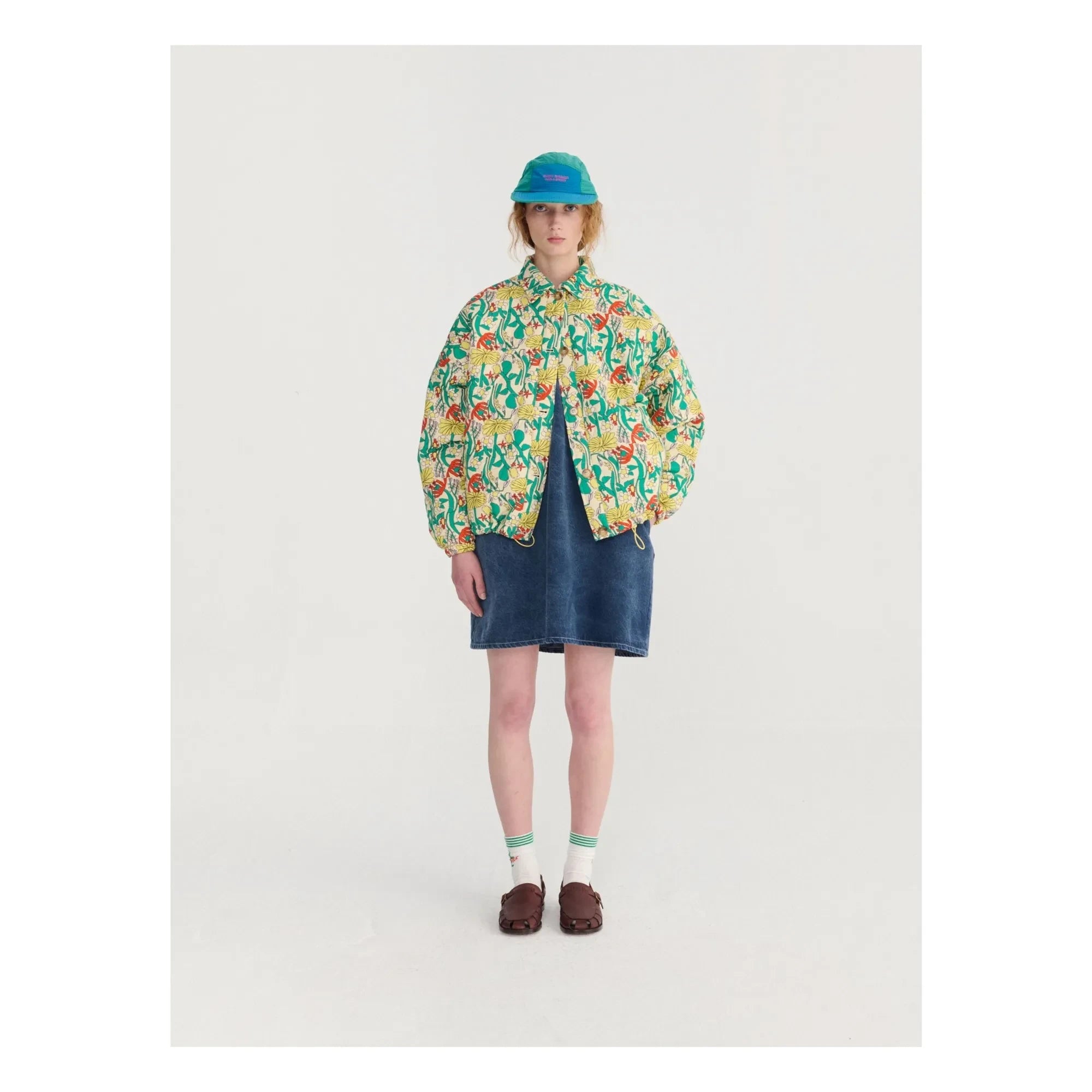 Bobo Choses - Color Herbalist Pamuk Ceket | Yeşil