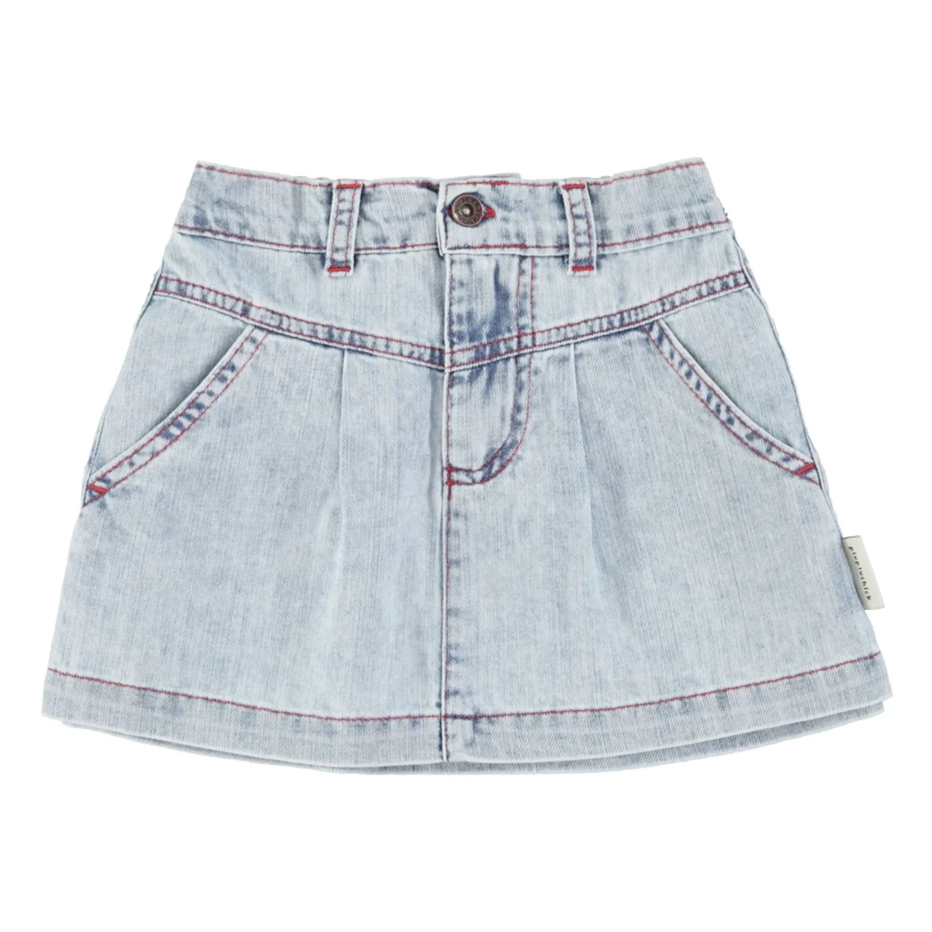 Piupiuchick - Gewaschener blauer Denim-Rock