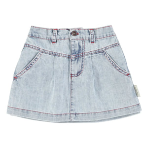 Piupiuchick - Gewaschener blauer Denim-Rock