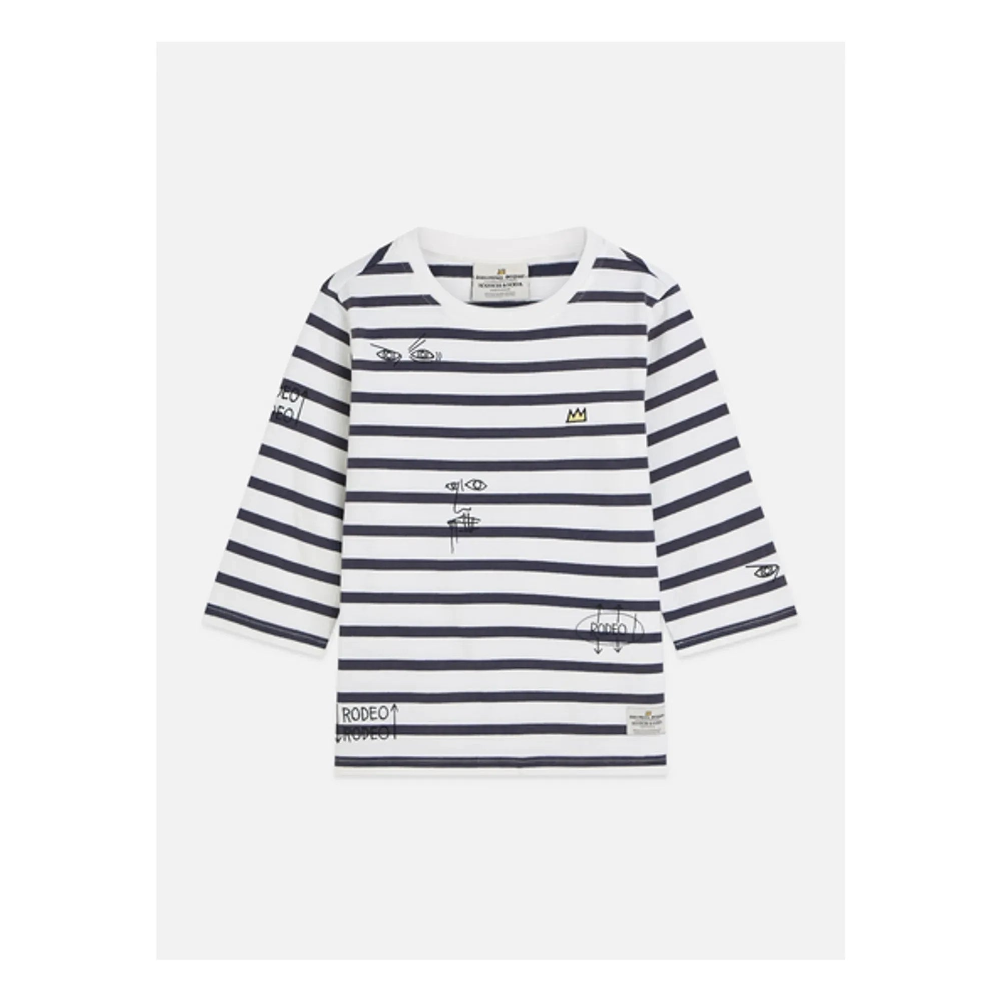 Scotch & Soda - Basquiat Breton Ringelshirt | Marineblau