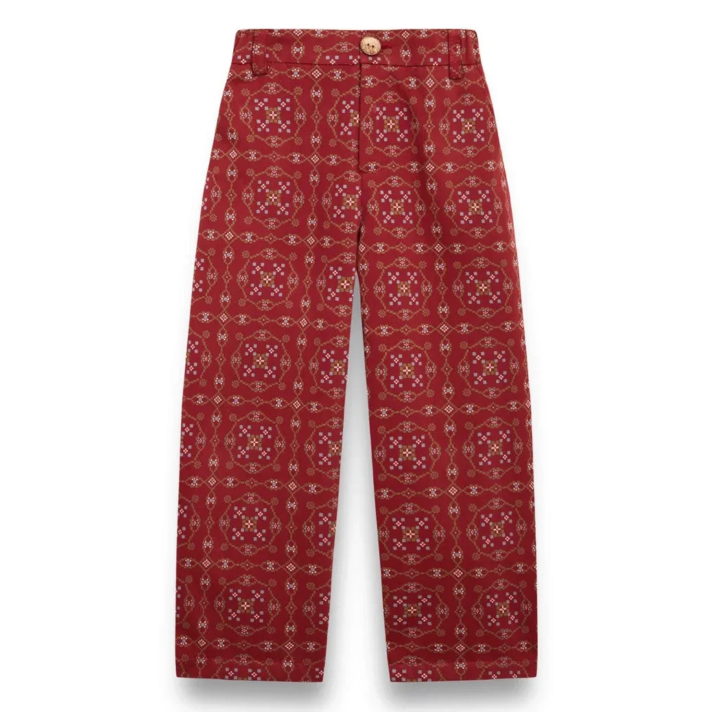 birinit - Ribera organik pamuk pantolon | Bordo