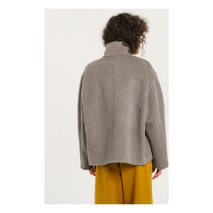 Sacrécoeur - Chaqueta de lana de doble cara Estele | Gris