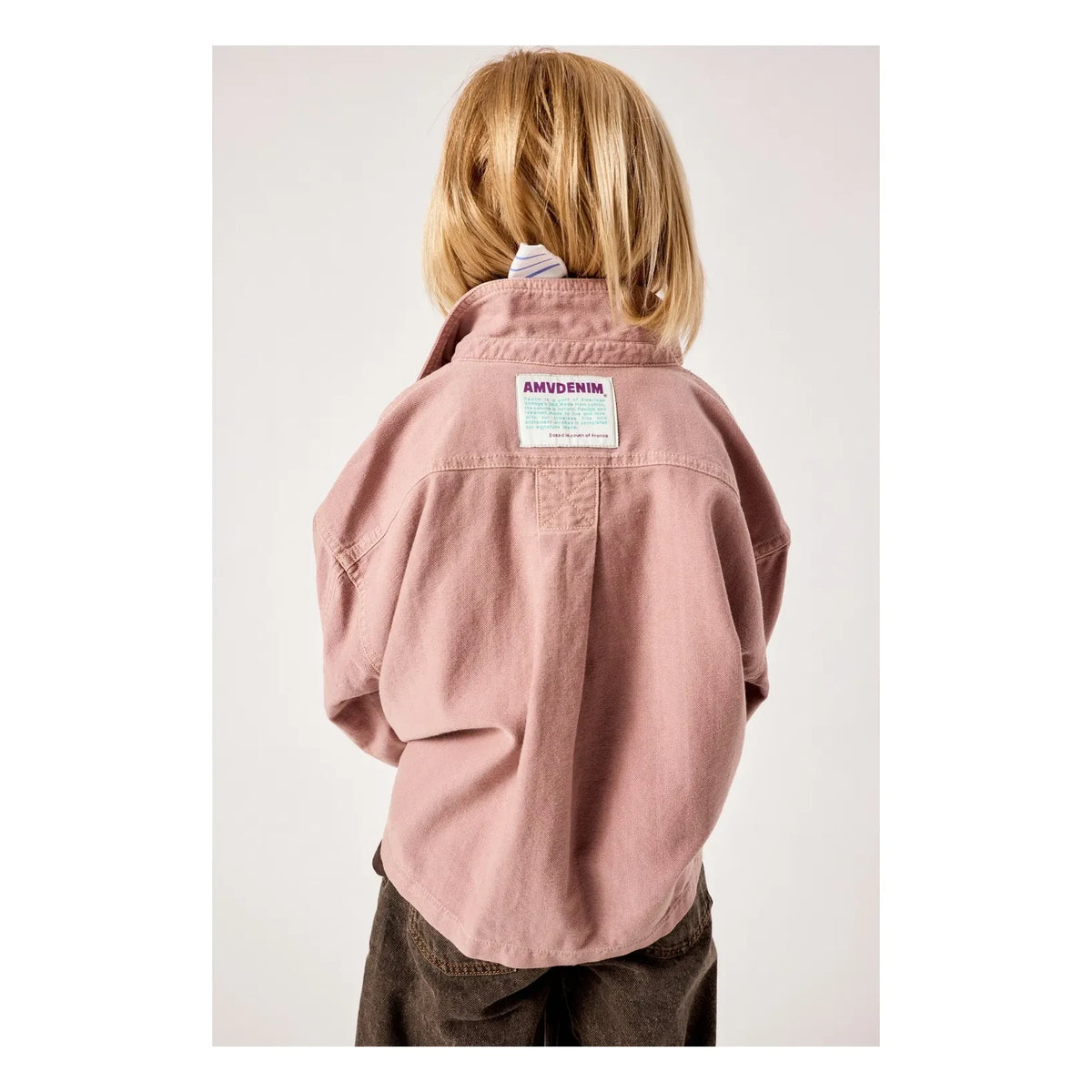 American Vintage - Lofway Denim Camisa | rosa jaspeado