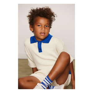 Mini Rodini - Bio-Baumwolle 7er Pack Ping Pong Socken | Blau