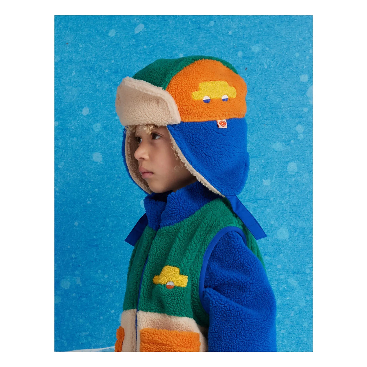 Halcyon Nights - estilo Chapka Sherpa | azul real