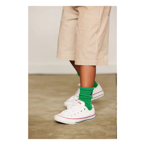 Mini Rodini - Organic Cotton Ping Pong Socks | Green