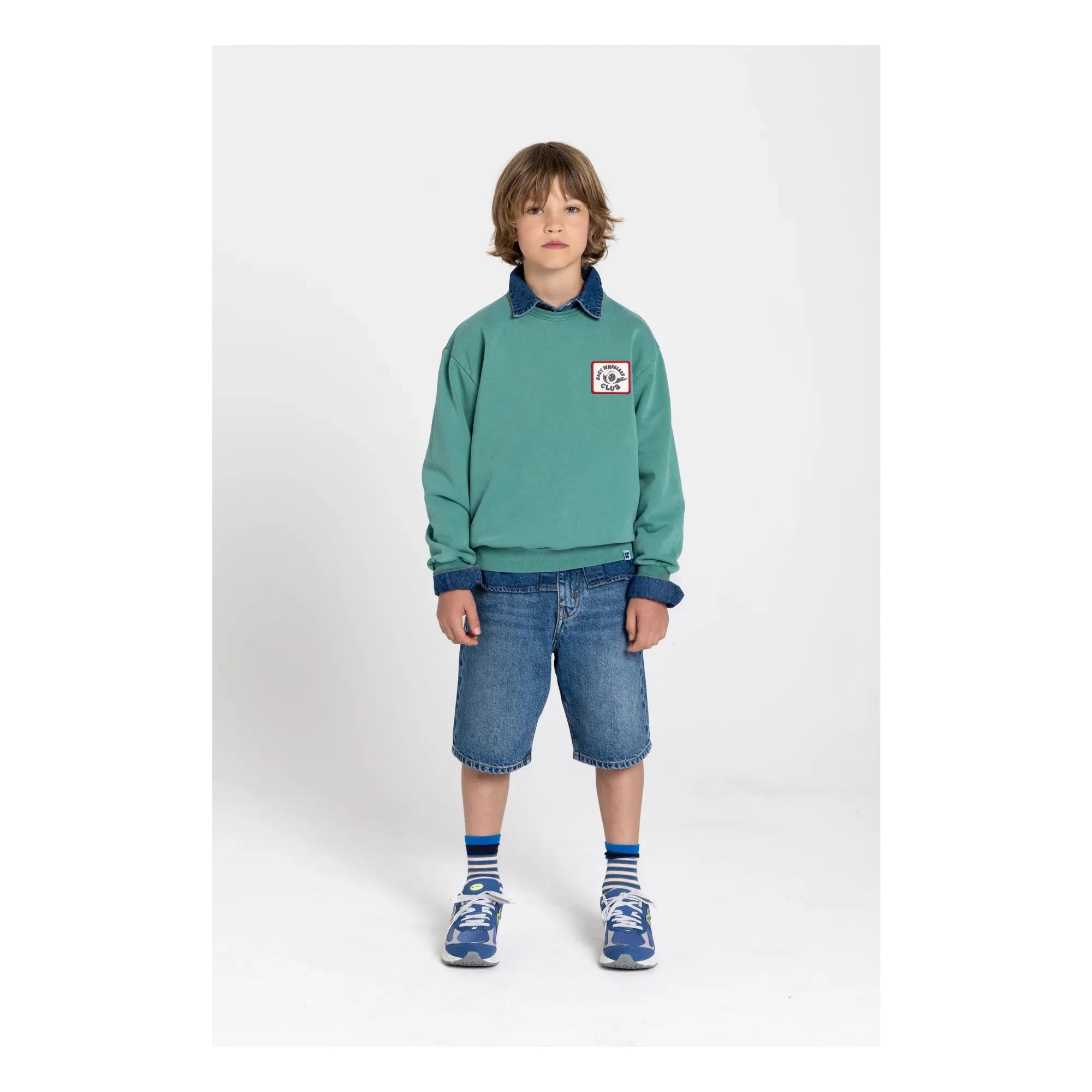 Hundred Pieces - Conrad Denim Bermuda şort | Denim mavisi