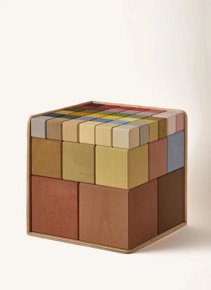 Raduga Grez - Bloques de madera - 27 piezas | Marrón
