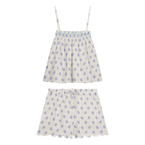 Louise Misha - Pijama de algodón orgánico Minala | Crema