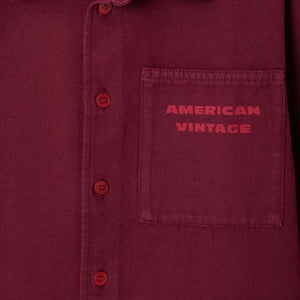 American Vintage - Camisa Lycaz | Burdeos