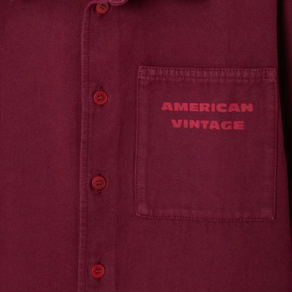 American Vintage - Camisa Lycaz | Burdeos