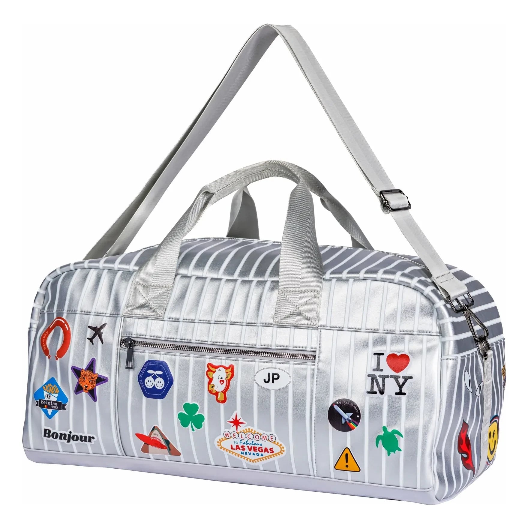 Jeune Premier - Caroline Jetsetter Weekend Bag | Silver