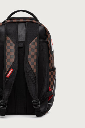 Sprayground - Brauner Rucksack mit Haien in Paris 910B7409NSZ