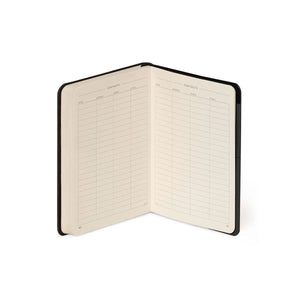 Legami - Lined Notebook with Monochrome Soft Cover - Black Suit - My Notebook