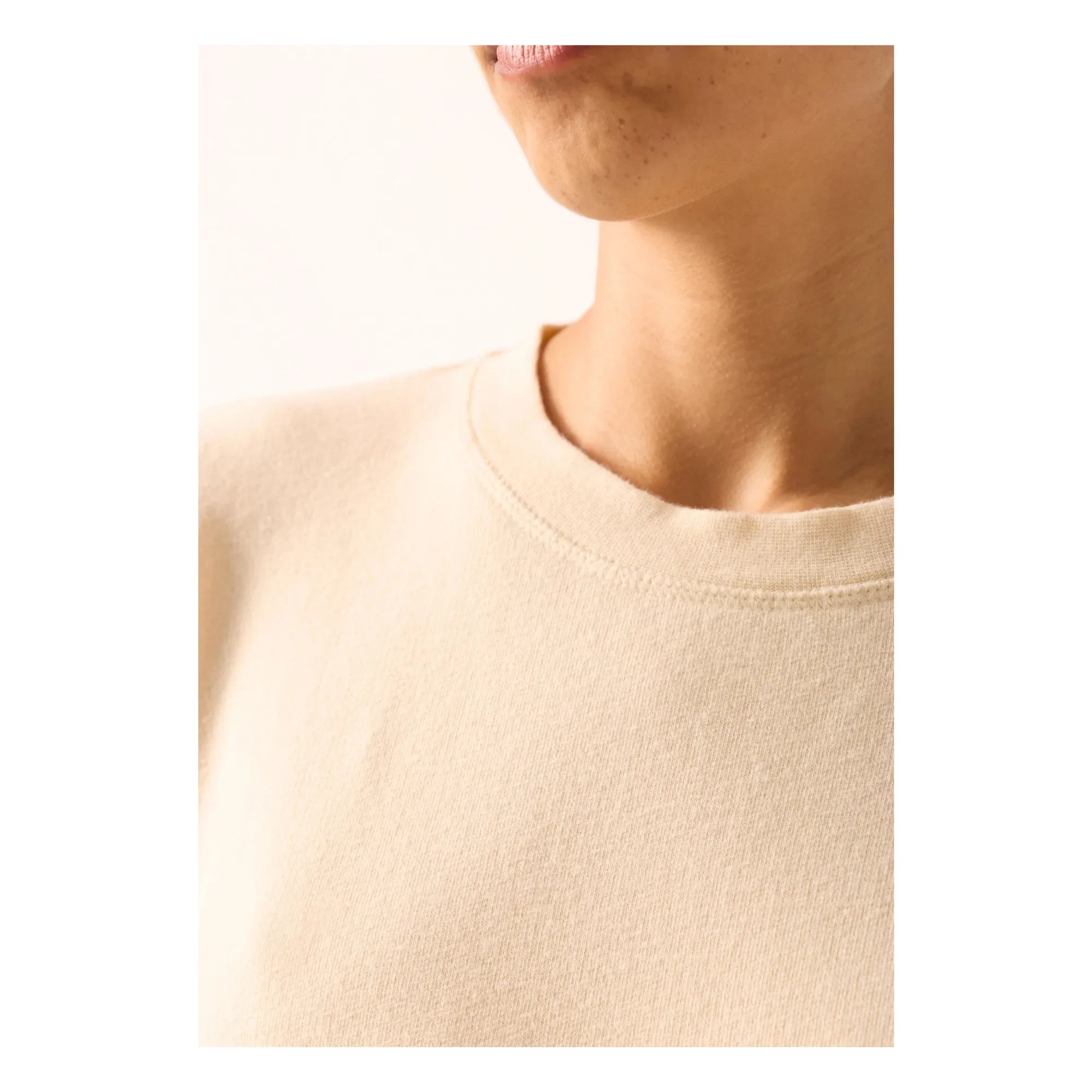 American Vintage - Atubay Baumwoll-Sweatshirt | Ecru