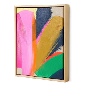 HKliving - Abstraktes Bild Bright Lights | Pink