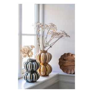 Madam Stoltz - Stone Ceramic Vase | Green