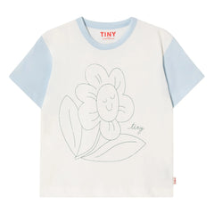 Tinycottons - Camiseta Fleur Coton Bio | Blanco