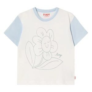 Tinycottons - Camiseta Fleur Coton Bio | Blanco