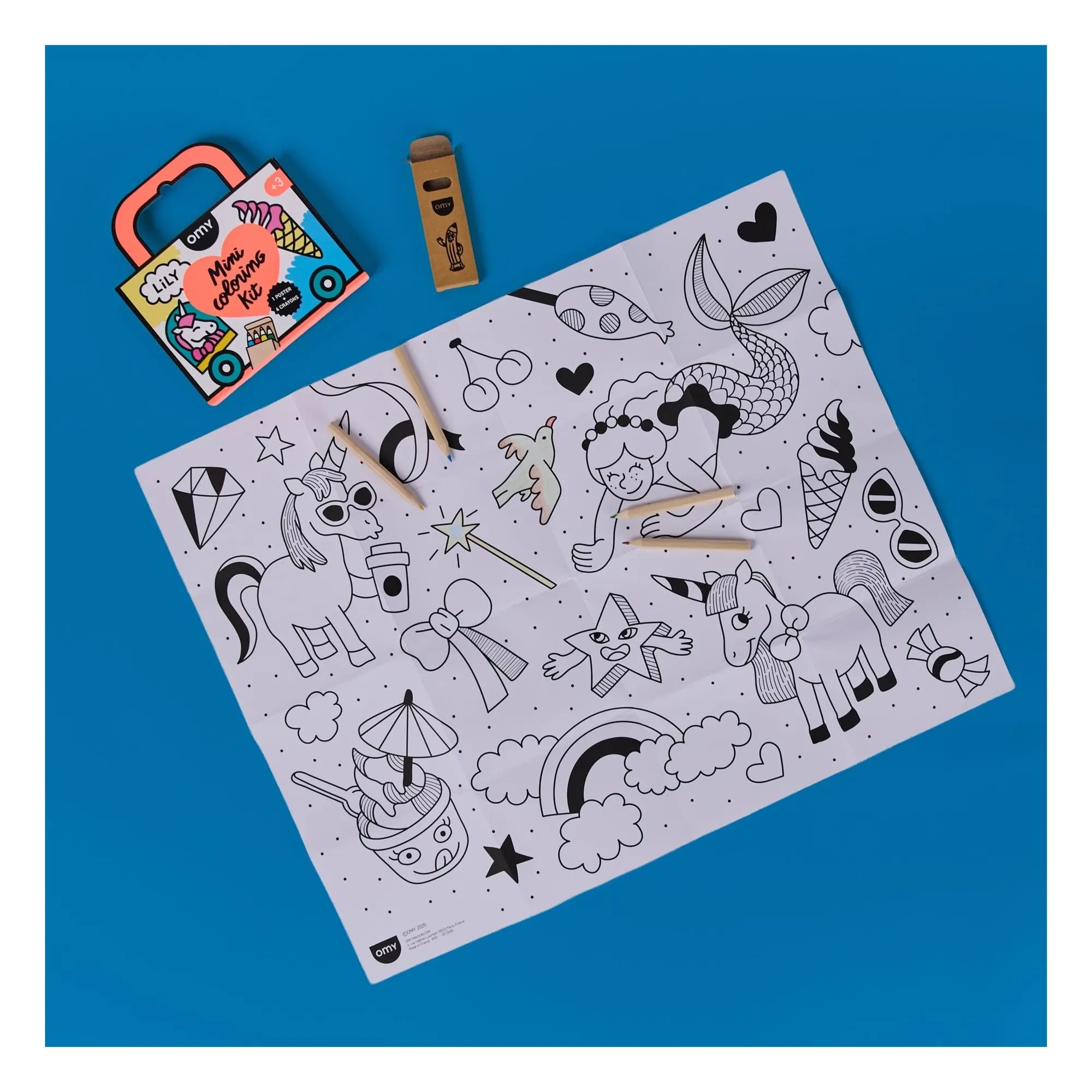 Omy - Lily mini boyama seti