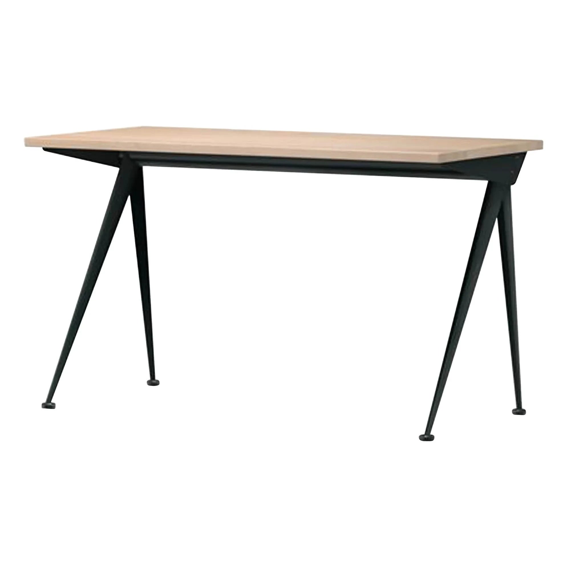 Vitra - Compas Direction Masası - Koyu siyah taban - Jean Prouvé, 1953 | Meşe