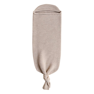 Hvid - Knotted Merino Wool Baby Sleeping Bag | Beige