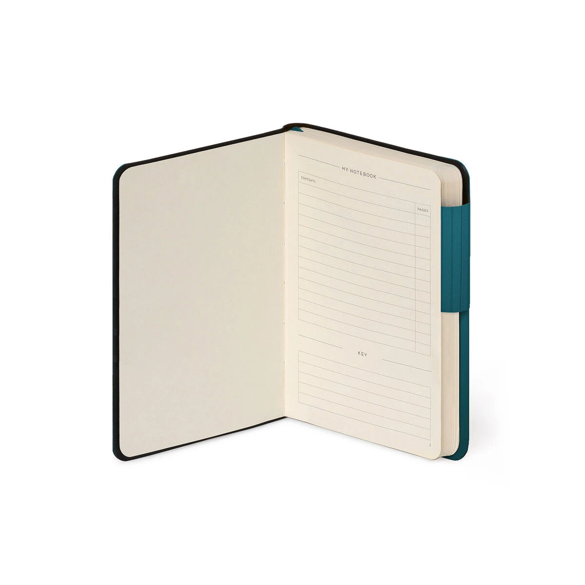 Legami - Cuaderno con Páginas en Blanco y Funda Suave Monocromática - Verde Profundo - Mi Cuaderno