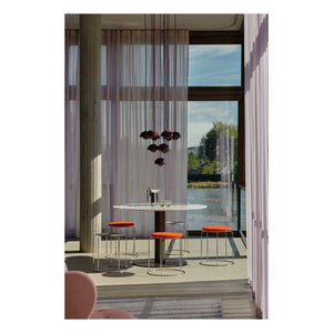 & Tradition - Sitz für Verner Panton VP11 Drahtschemel | Mohnrot