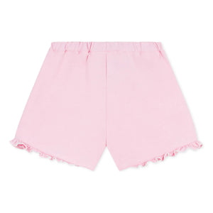 Petit Bateau - Pantalón corto con volantes | Rosa
