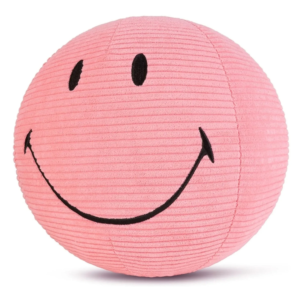 Bon Ton Toys - SMILEY - Smiley Plüschtier aus Samt-Kordsamt | Staubiges Rosa