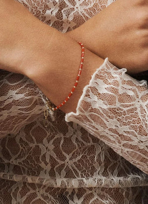 Camille Colette Studio - Main Bracelet | Red