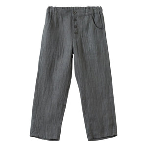 Karamell - Sullivan Leinenhose | Dunkelgrau