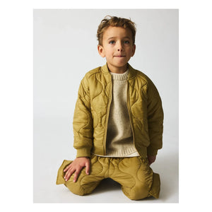 brunobruno nation - Harrold Bomberjacke aus recycelten Fasern | Senf