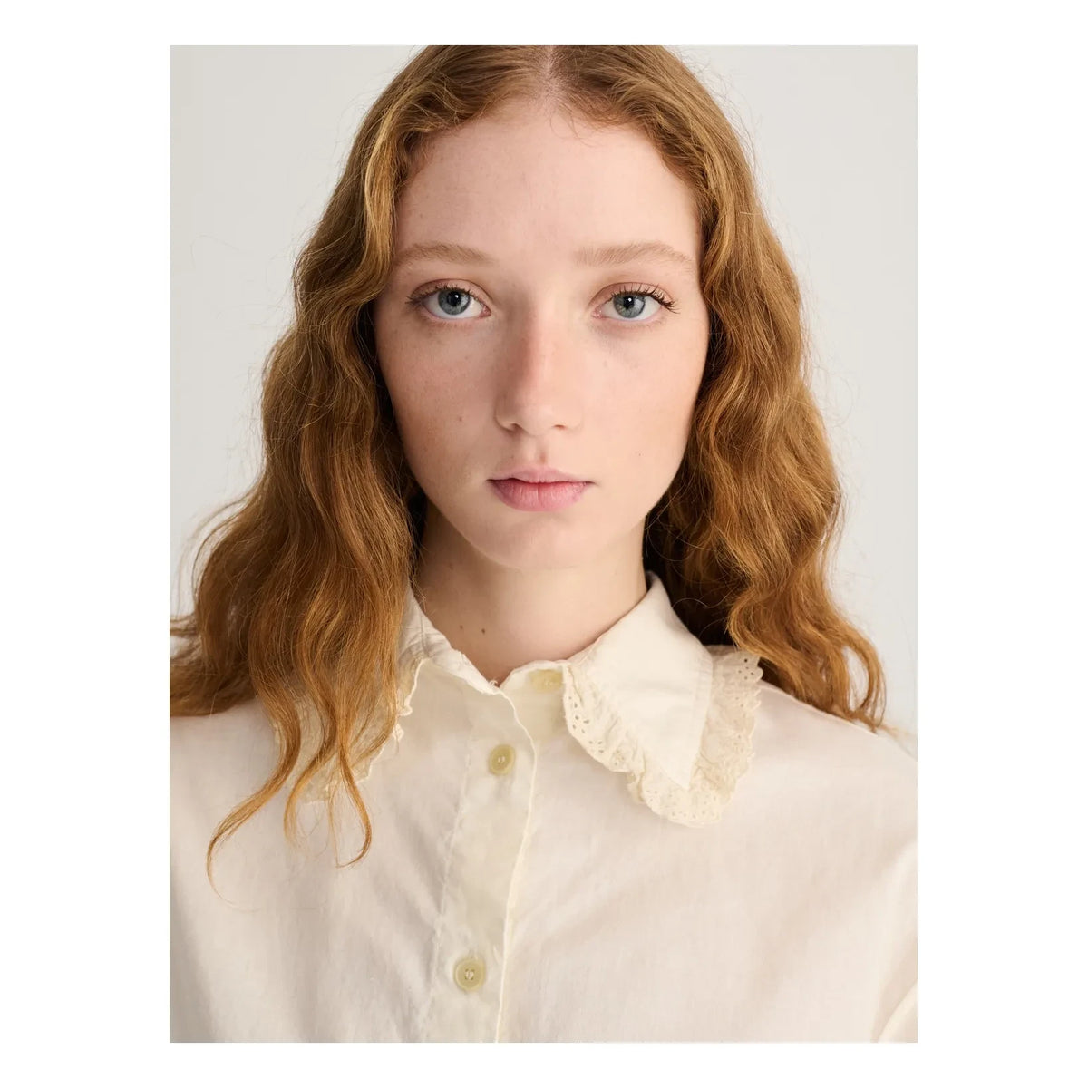 Bobo Choses - Camisa de popelín de algodón orgánico | Crudo