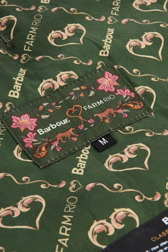 معطف للكلاب Barbour x Farm Rio