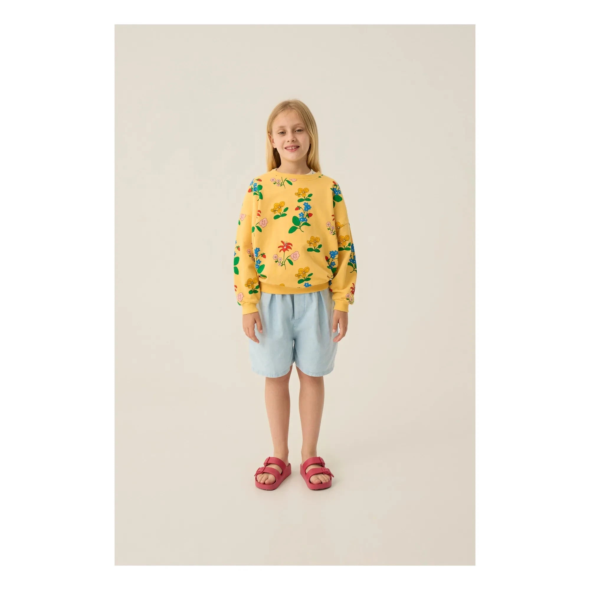 The Campamento - Çiçekler Sweat | Sarı