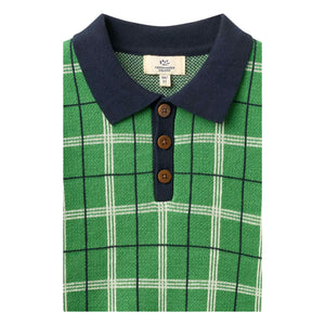 Copenhagen Colors - Organik pamuklu triko polo gömlek | Meadow Green