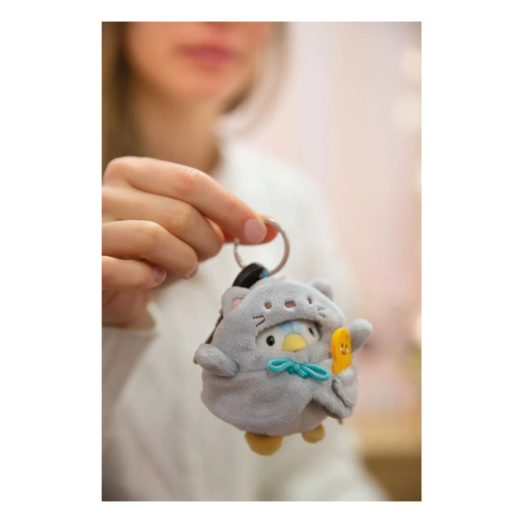 Nici - Penguin Waddle Kedi Kılığına Girmiş peluş | Gri