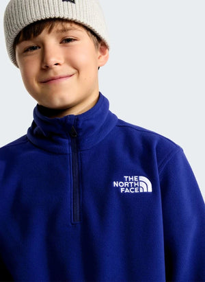 The North Face - Glacier Trucker Tarzı Kapüşonlu Polar | Kraliyet mavisi