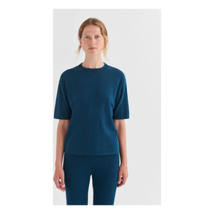 FUB - High Twist Box T-Shirt | Blau