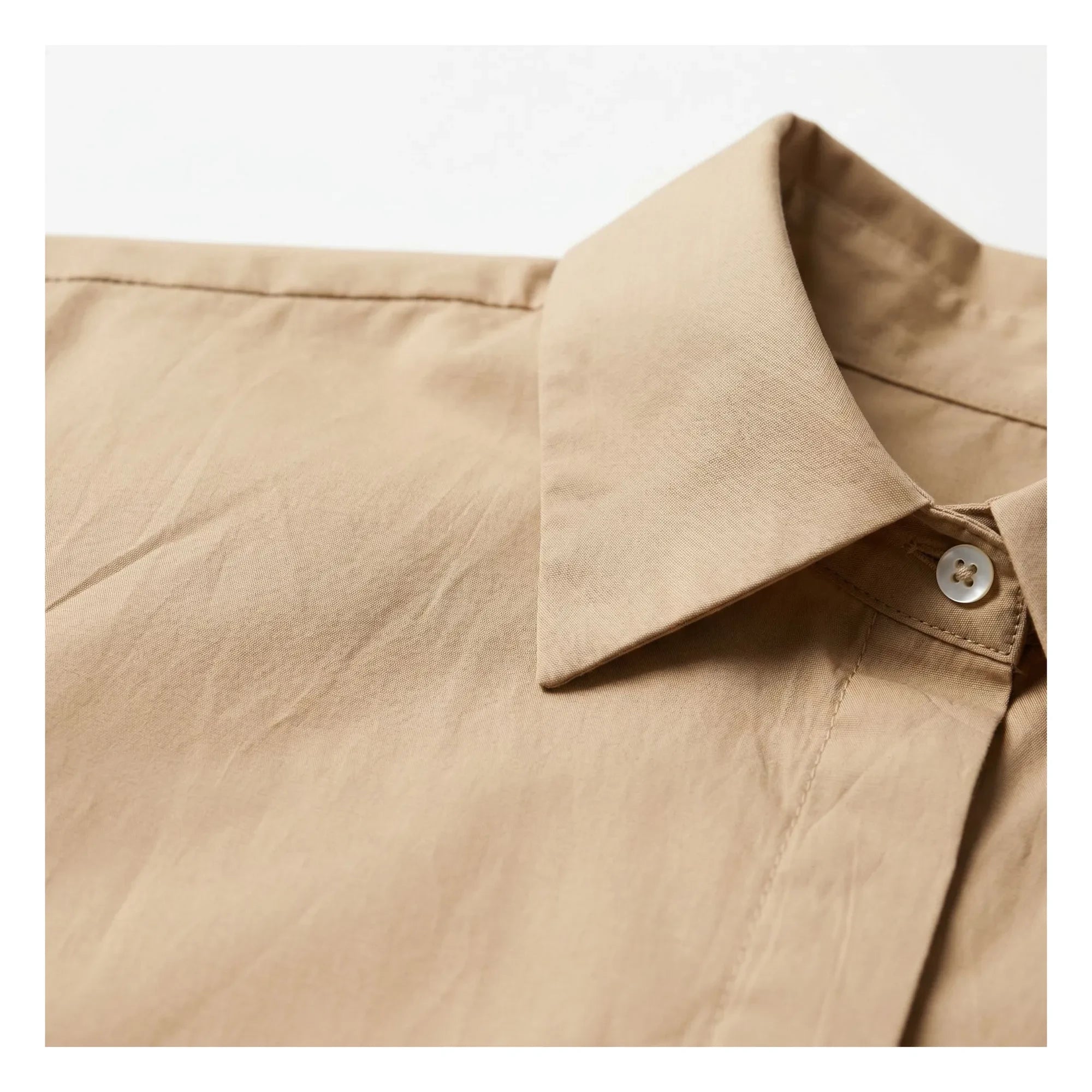 Smallable Woman - Crop Bella Shirt | Frosted Brown