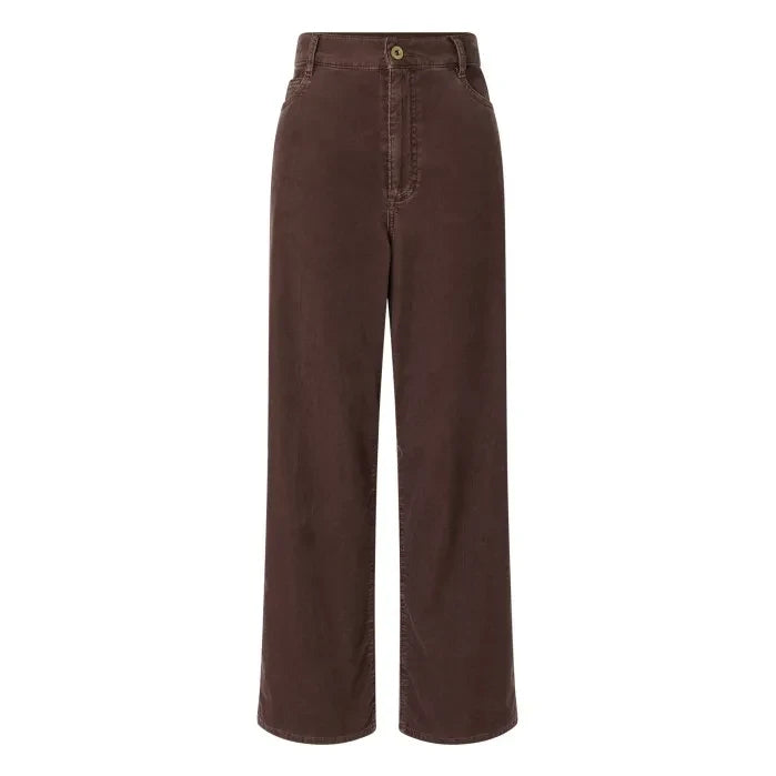 Sessùn - Pantalones de algodón Cruise de terciopelo | Marrón