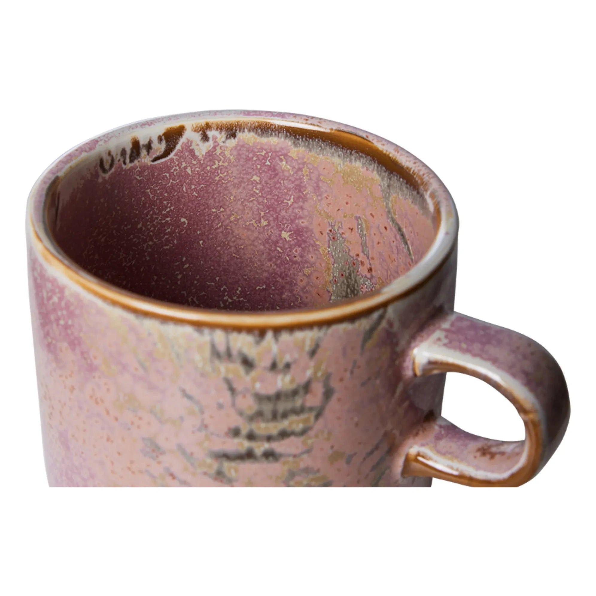 HKliving - Chef Ceramics Porselen Fincan ve Tabak | Toz Pembe