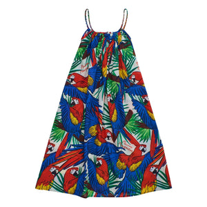 Maison Mangostan - Vestido Parrot | Azul