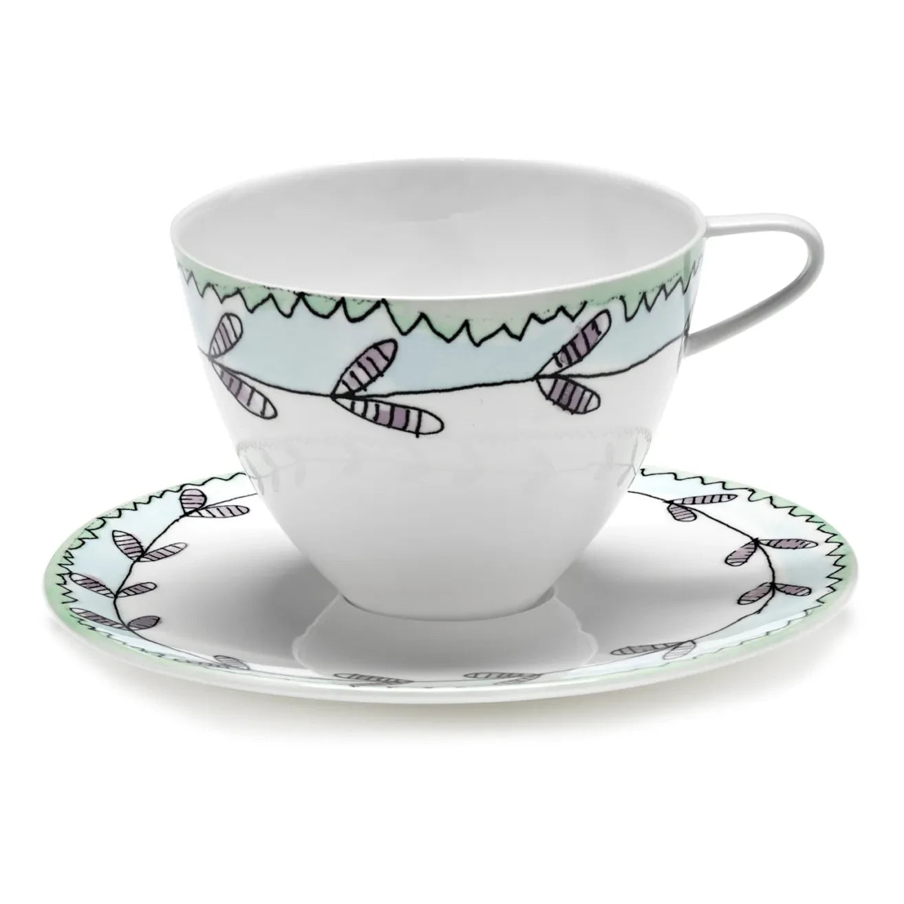 Serax - Blossom fincan ve tabak, Marni için Serax - 2'li Set | Blossom