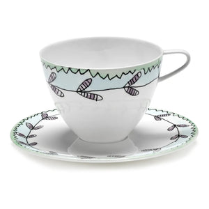 Serax - Blossom fincan ve tabak, Marni için Serax - 2'li Set | Blossom