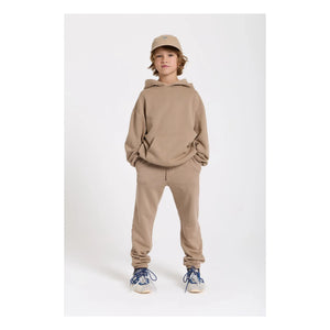 Smallable Kid - Rush Organic Cotton Jogger | Taupe Brown