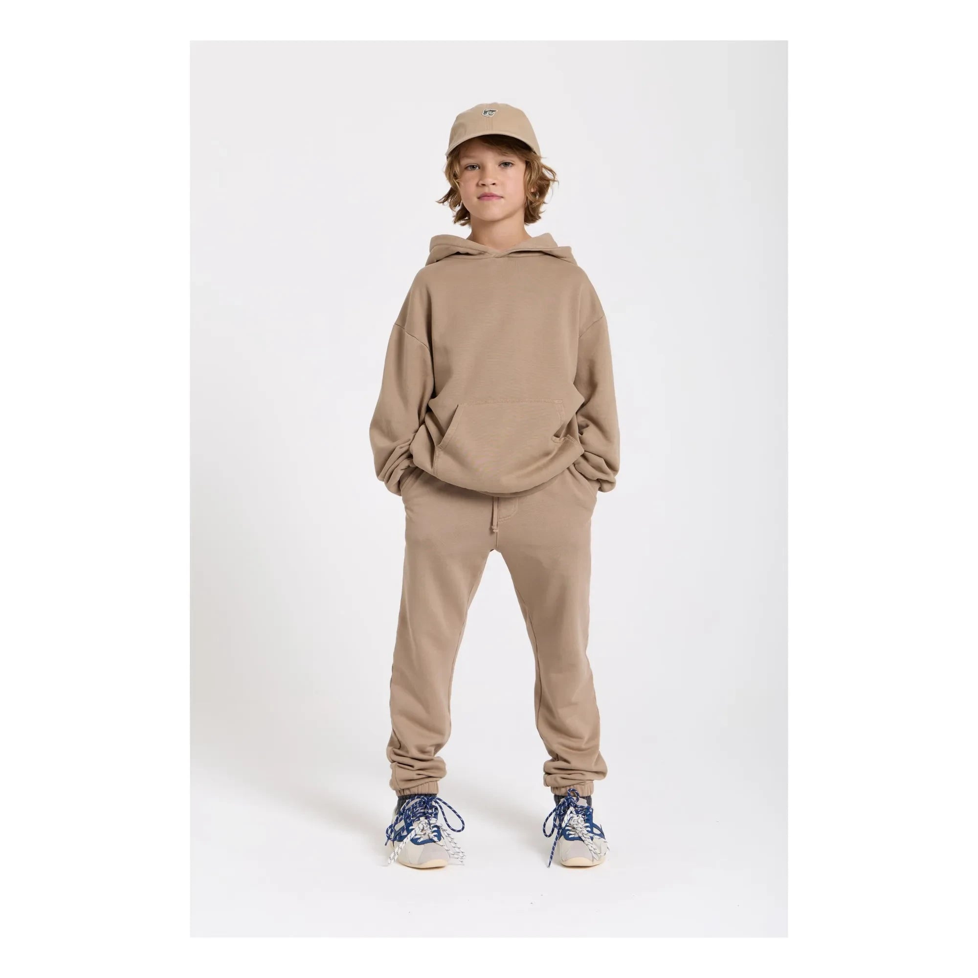Smallable Kid - Rush Organic Cotton Jogger | Taupe Brown