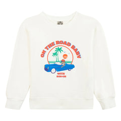 Bonton - Sudadera con Felpa 'Smile On The Road' | Crudo