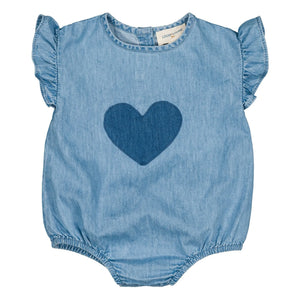 Louis Louise - Billie Chambray Latzhose | Hellblau